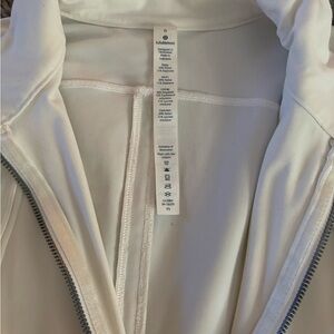 Lululemon white zipper jacket
